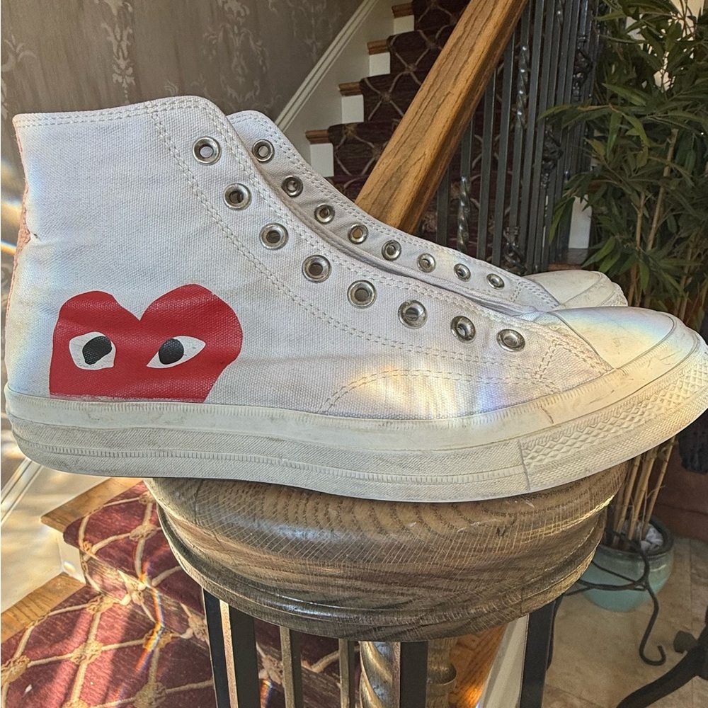 Comme PLAY x Converse Chuck 70 men’s size 10. Preowned good condition. - Picture 6 of 10